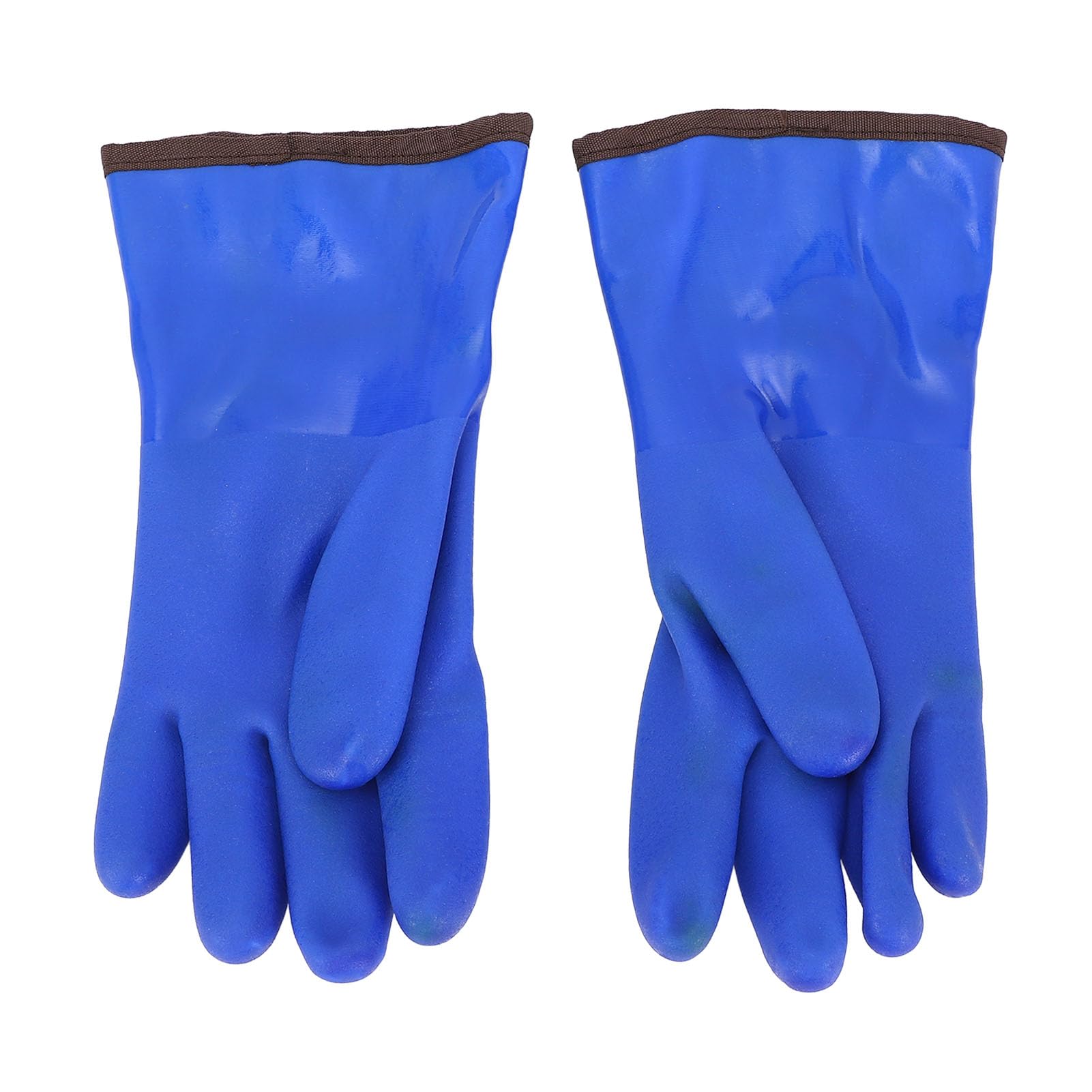 Gants de travail d'hiver pour homme et femme, gants de pêche imperméables pour temps froid, gants de congélation à isolation thermique, super adhérence, orange, TG
