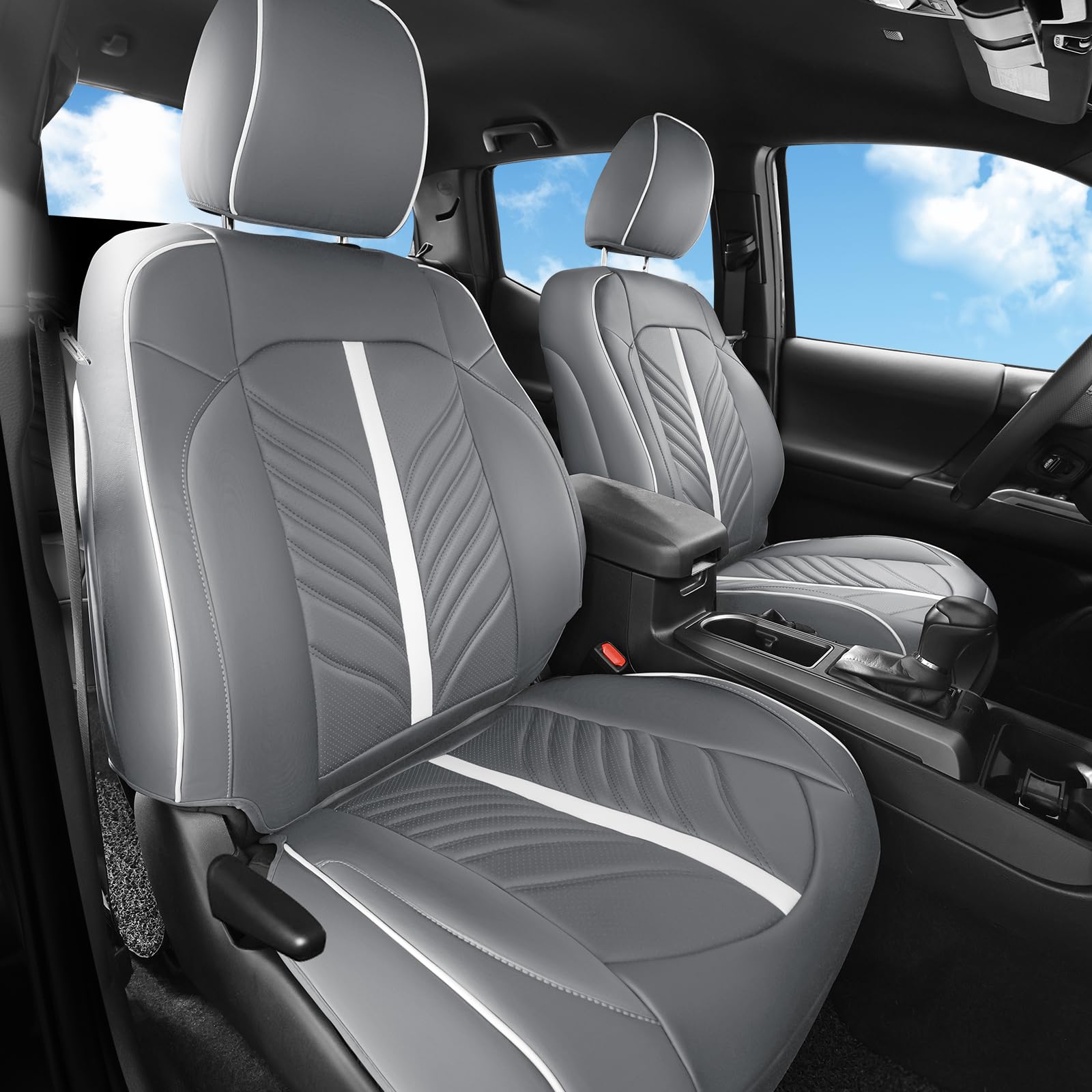 Ventzoro Leather Seat Covers (Front Pair)