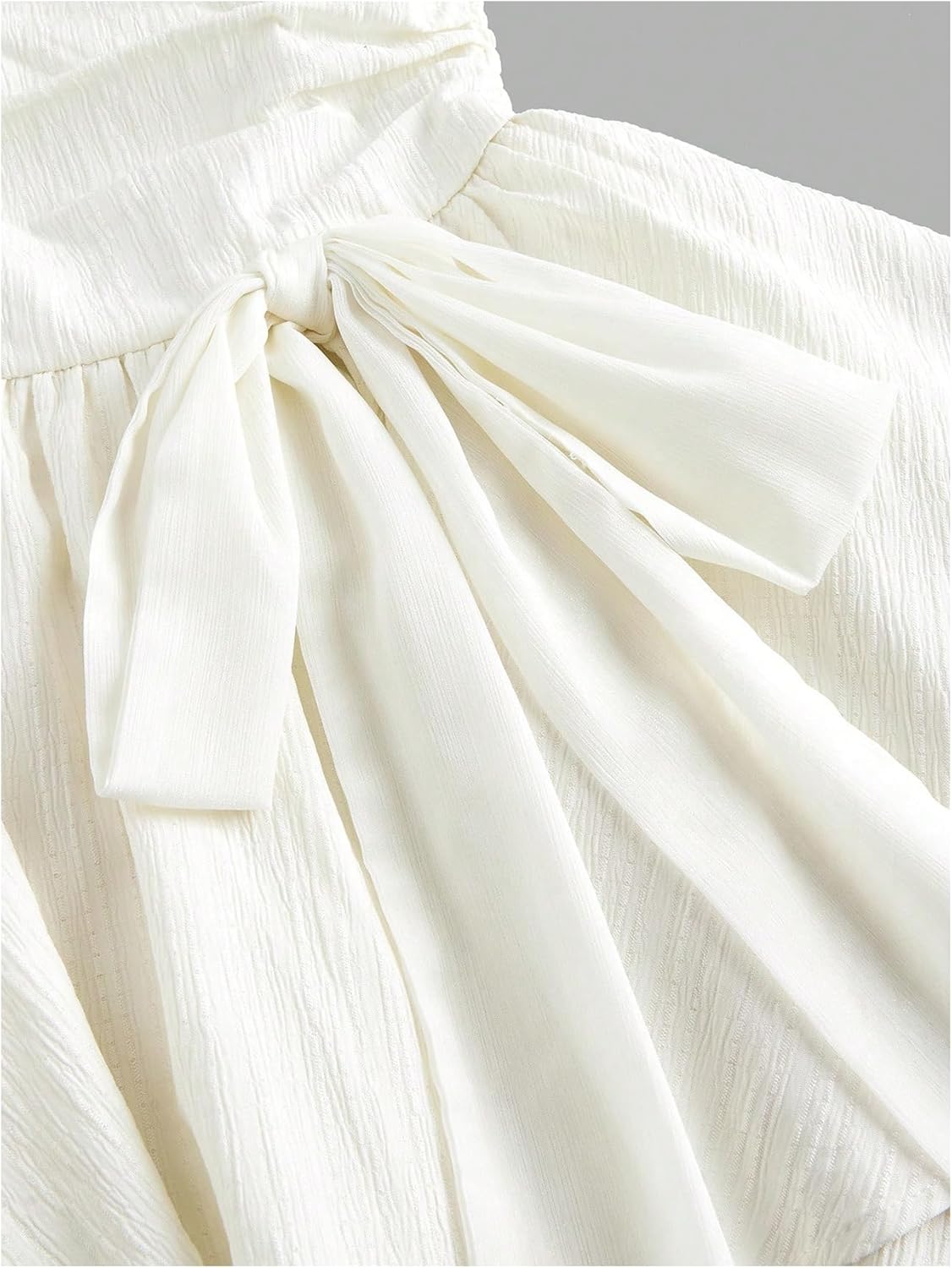 SHENHE Girl's Summer Party Holiday Dress Ruched Strapless Layered Ruffle Smocked Tube Dress - Image 4