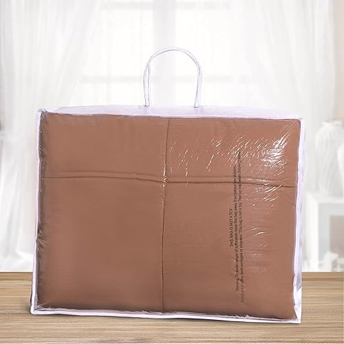 Miniatura 5 de Edredón clásico para todas las temporadas Down Alternative construcción deflector, king, color azul aster, Camel, King