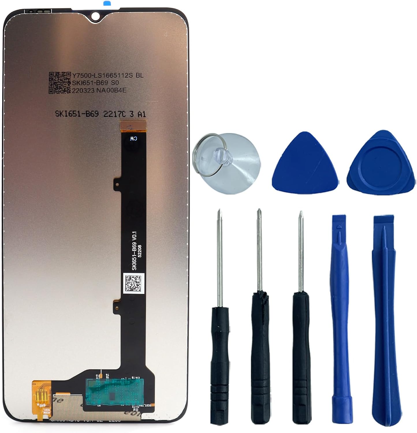 for ZTE ZMAX 11 Z6251 LCD Screen Touch Digitizer Display Assembly Replacement 6.5"