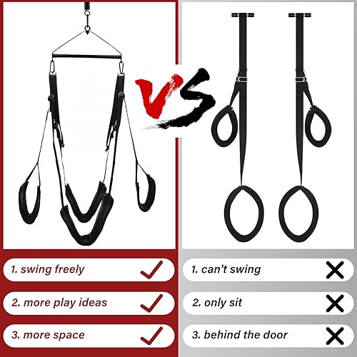 Miniatura 5 de Columpio sexual para parejas de techo BDSM Sling Spinning Juguetes sexuales para adultos juguetes de retención sexual Yoekey para posición sexual