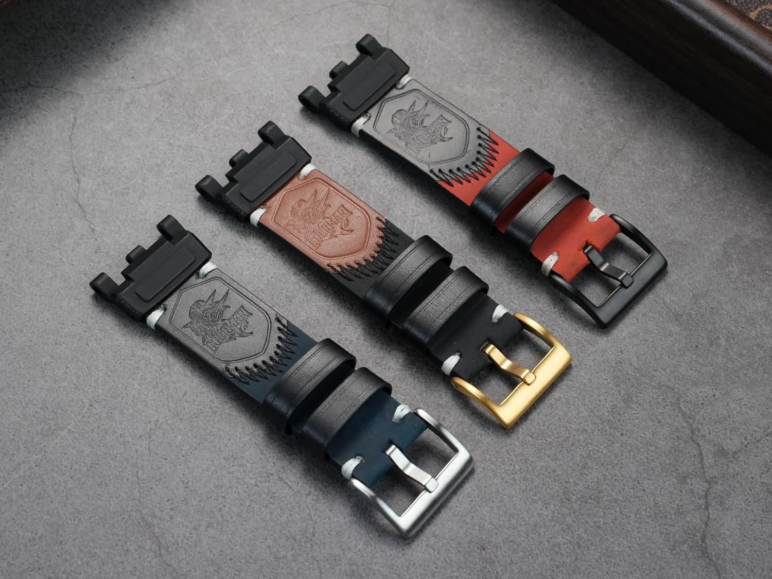 Compatible with Casio Mudmaster 2nd Gen GWG-2000, GWG-2040 Series Modified Retro Pattern Strap