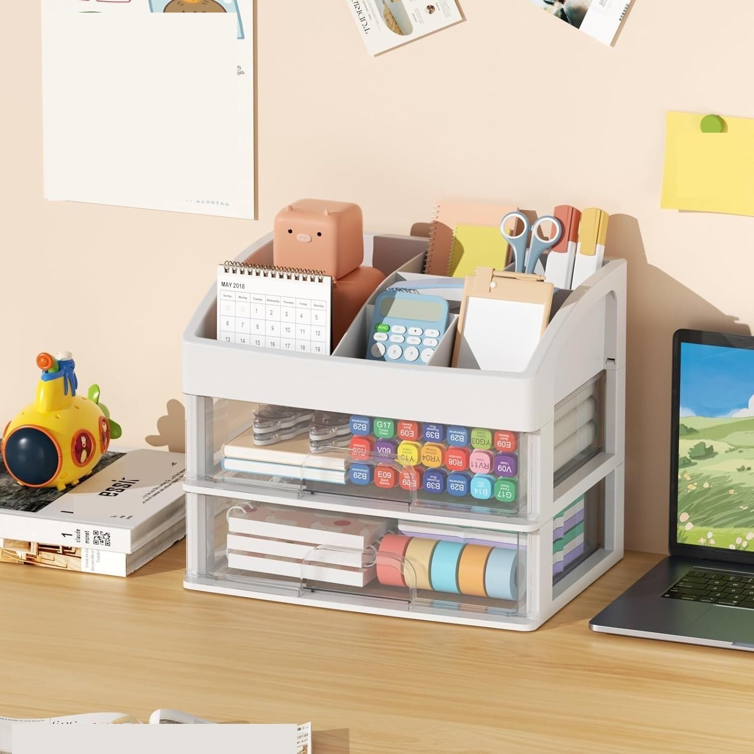 Organizer Scrivania Organizzatore Scrivania Organizer Da Scrivania Con Cassetti Portaoggetti Da Scrivania Portaoggetti Da Scrivania Trasparente Per Articoli Per Ufficio Cosmetici Domestici Portapenne