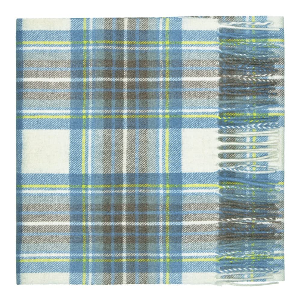 Oxfords Cashmere Unisex Mb Stewart 100% Lambswool Plaid Tartan Scarf,