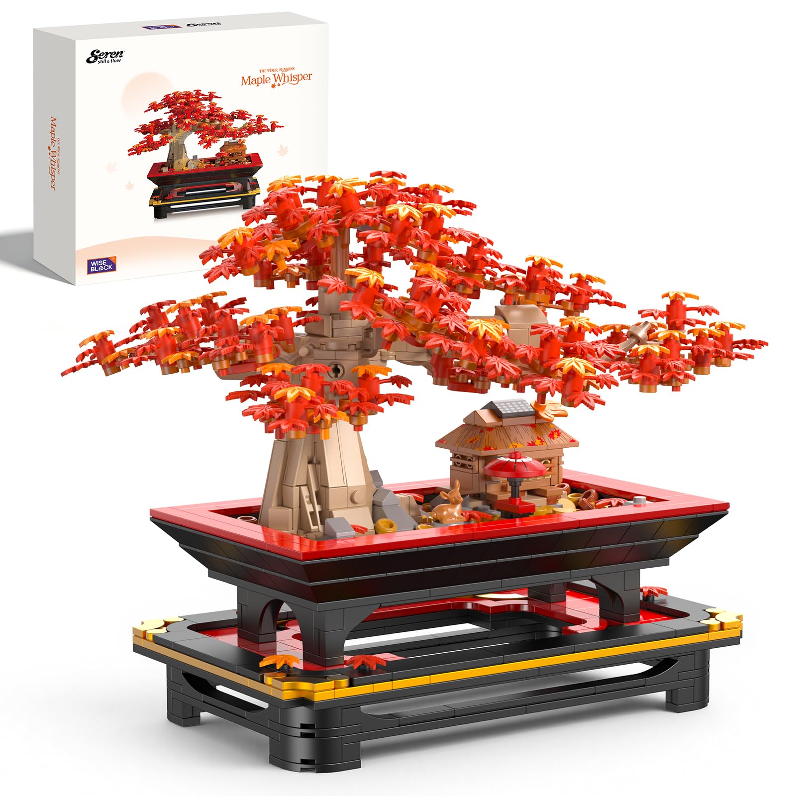 置物 future tree Amazon.com: Wise Block Japanese Red Maple Bonsai Tree Building Toy