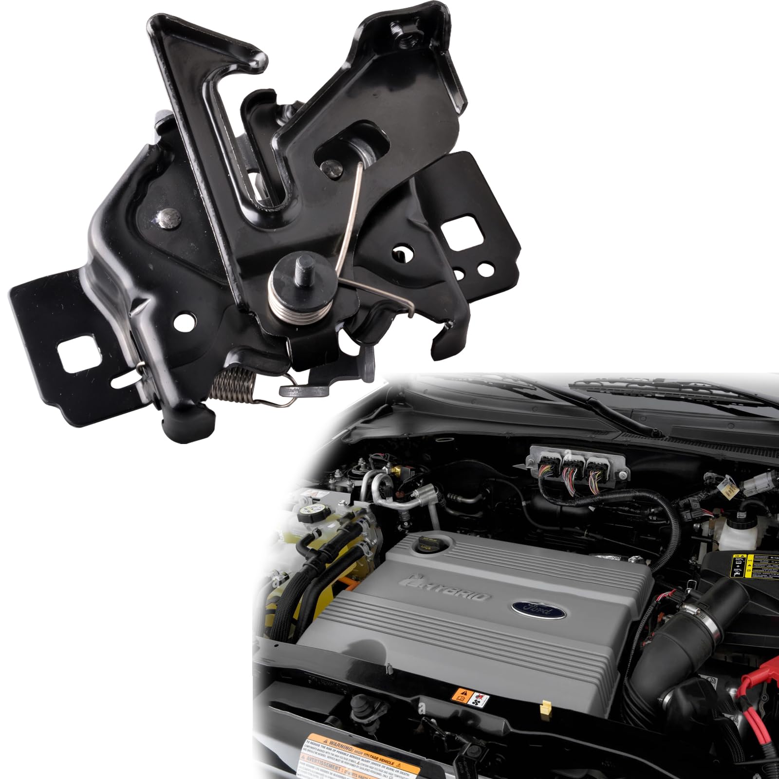 Hood Latch Assembly Compatible for Ford Escape 2001-2007 Mercury Mariner 2005-2007