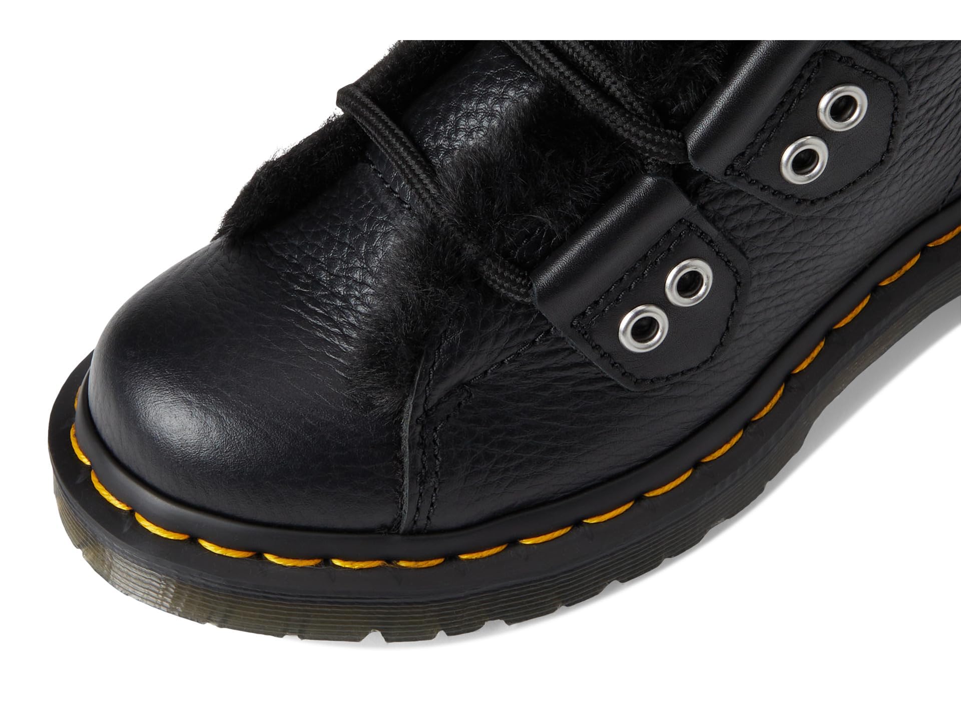 Dr. Martens Damen 1460 Lace To Toe Fur Lined Nappa Leather Lace Up Bootsboots