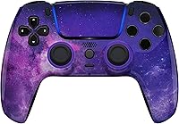 Vista 33 de Custom Wireless Controller Compatible with PS5 - Multiple Designs Available (Gold Chrome)