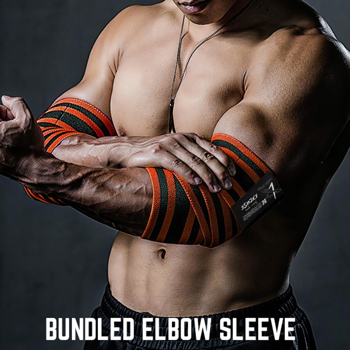 Elbow Wraps & Knee Wraps -Ultimate Support for Powerlifting, Cross Training, and Gym Workouts
