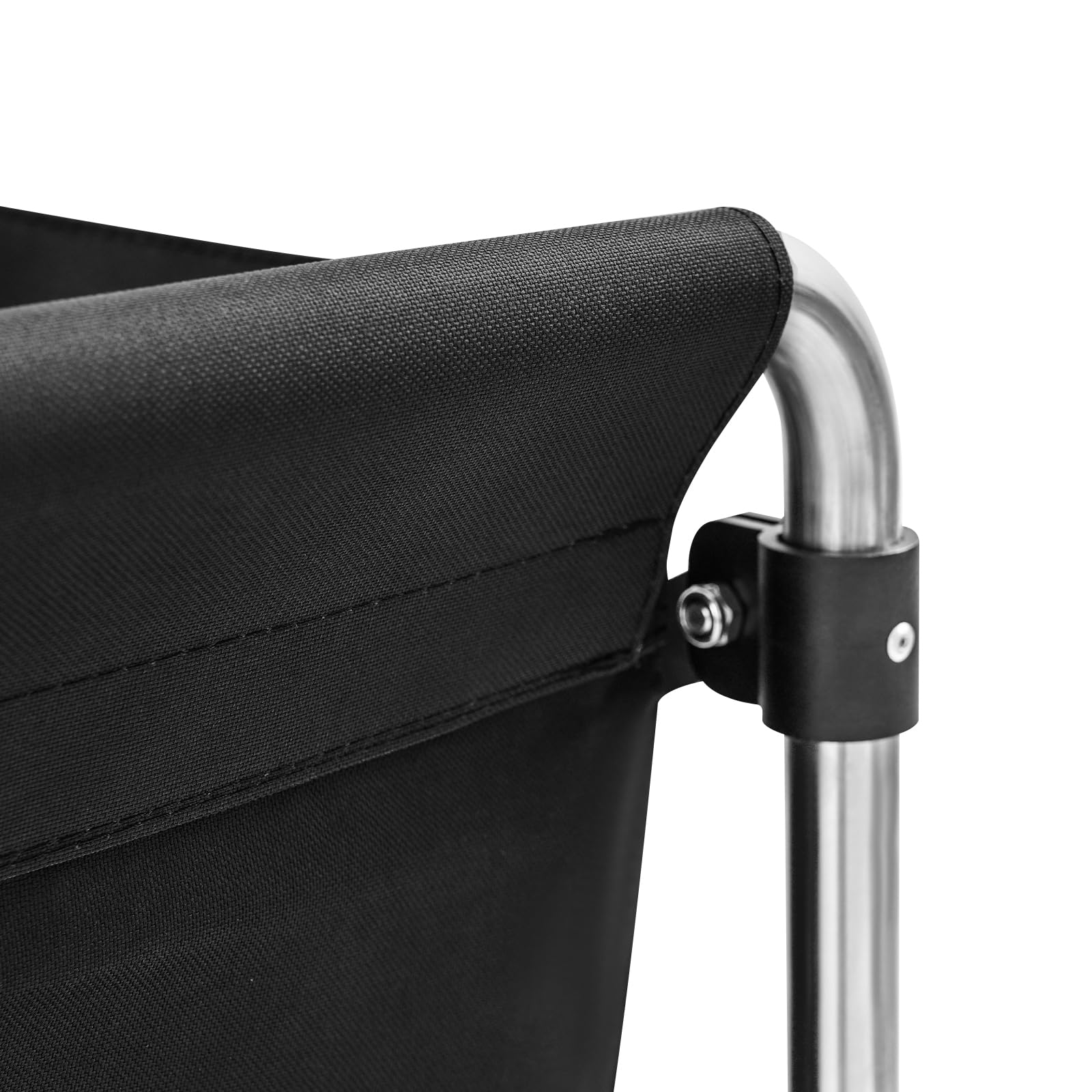 Carrito de lavandería industrial con ruedas, cesta de lavandería con ruedas, carrito de lavandería comercial de acero inoxidable resistente, plegable de acero inoxidable, 87 x 52 x 78 cm (negro)