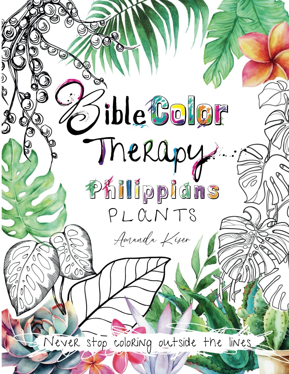 Bible Color Therapy - Philippians: Plants