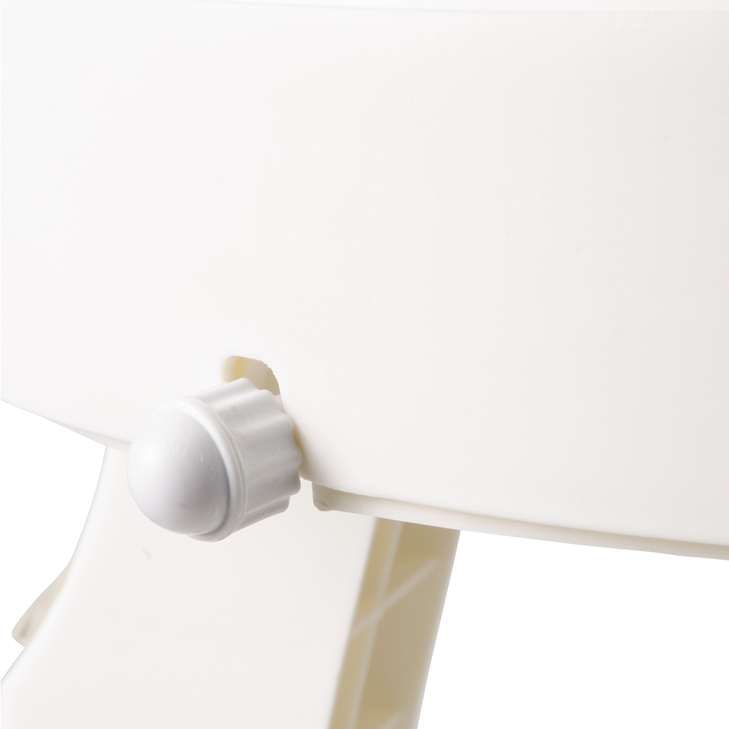 HealthSmart – 52298101900 360 Swivel – Asiento para bañera con BactiX, Inch-16, color blanco
