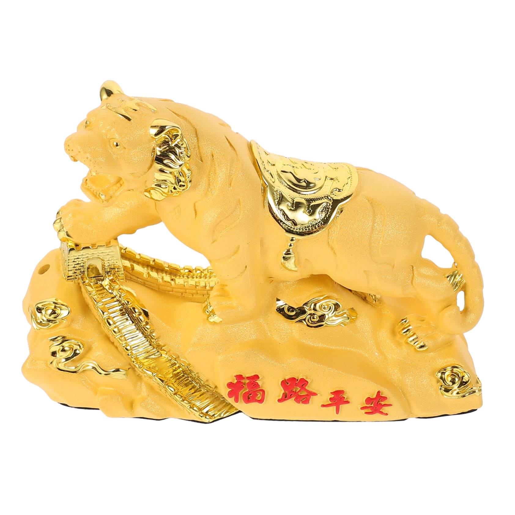 ORFOFE Harz Tiger Skulptur Ornament Home Decor Büro Schmücken Sternzeichen Tiger Kunst Tiere Figur Dekorative