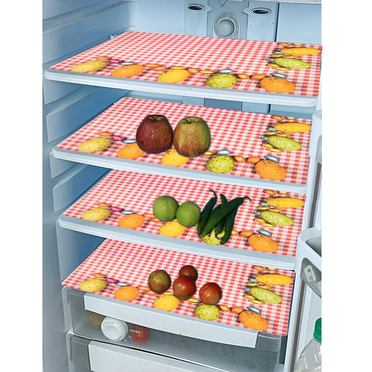 Grisha Fridge Covers - Flower Design, Waterproof -16