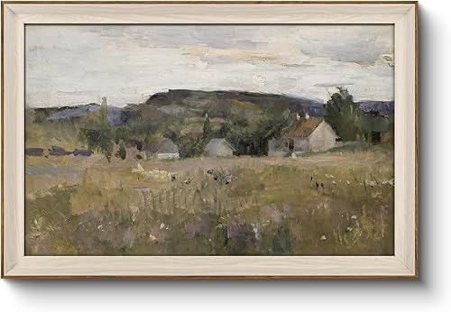 Miniatura 45 de InSimSea Arte de Pared en Lienzo Enmarcado Decoración de Habitación, Imágenes de Paisaje Costero Clásico para Baño Decoraciones de Pared, Arte