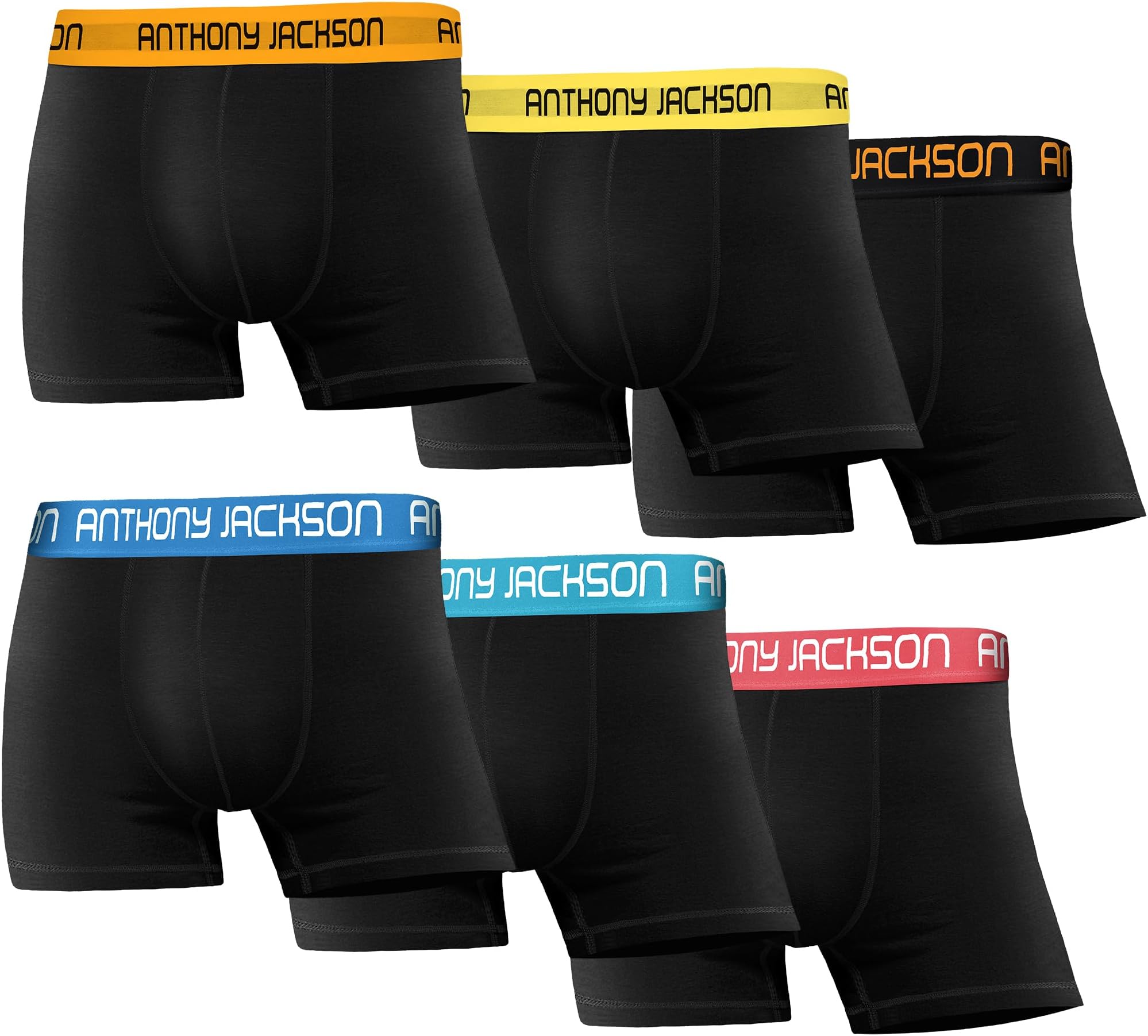 Anthony Jackson Lycra 6-Box Premium Men's Boxers
