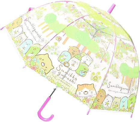 Amazon すみっコぐらし 長傘 子供用 ジャンプ キャラクター ビニール傘 すみっコぐらし フラワー 55cm すみっコぐらし 長傘 通販
