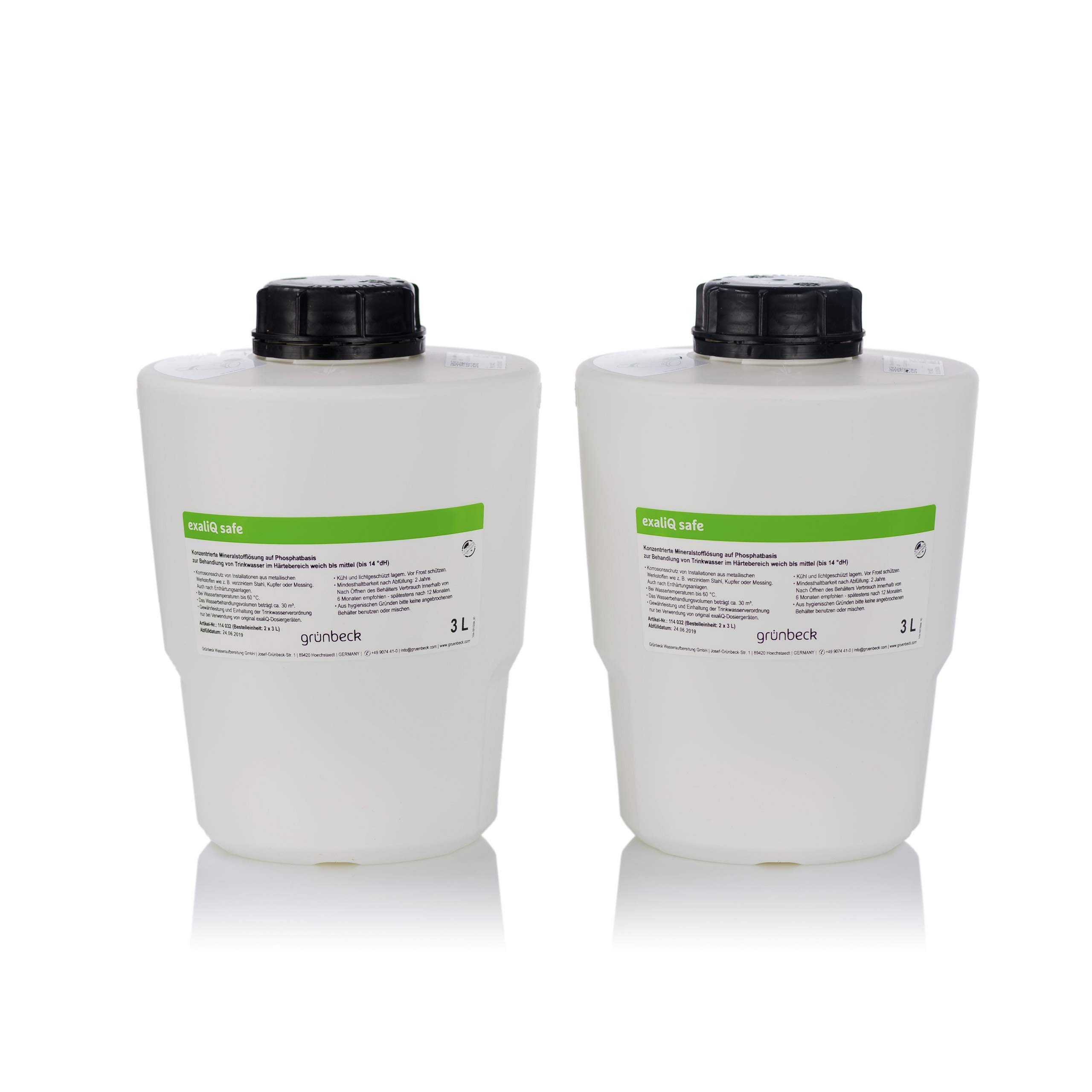 Grünbeck ExaliQ 114032 - Soluzione minerale, 2 x 3 litri, colore: Bianco