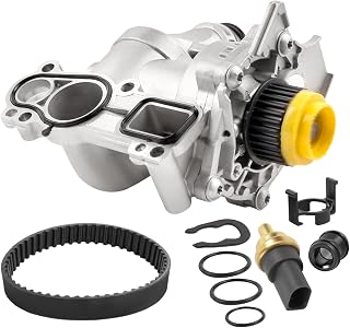 Electric Engine Water Pump Compatible with 2008-2016 A3 A4 A5 A6 Q3 Q5 TT Allroad VW CC Eos GTI 2.0L,with Neutral Belt OE 06H121026CQ 06H121026AB