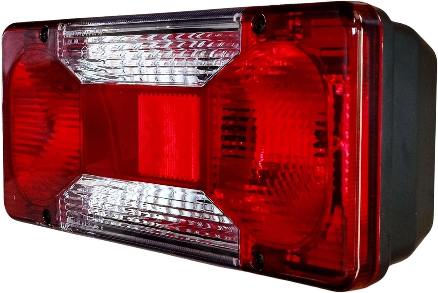 Feux arrière gauche - Ampoules Bonjour pour Iveco Daily Plateau, Citroën Jumper, Peugeot Boxer, Fiat Ducato Kipper 2006+ Camion E-MARK avec prise de courant