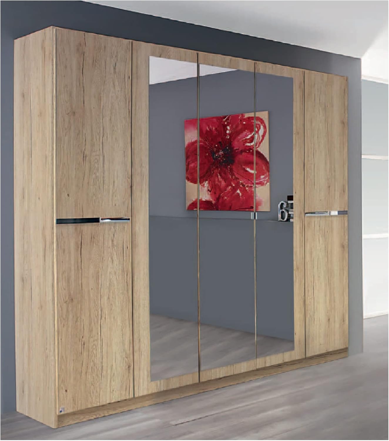 DORSTEN Rauch Wardrobe Range in A Choice of 4 or 5 doors in an Alpine
