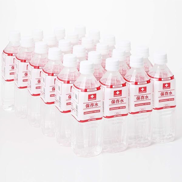 保存水 500ml×24本 5年保存 非常食 非常用 企業や家庭での備蓄に最適な長期保存水 「防災ダイレクト」