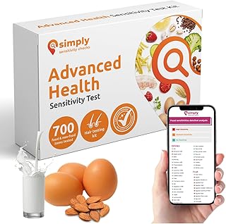 Advanced Health & Food Sensitivity Test by SSC (700+ Items Tested), Environmental & Food Intolerance Testing Kit for Adult...