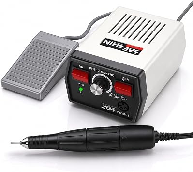 Electric Rotary Micromotor Tool,0-40K RPM Handpiece with Foot Pedal Control