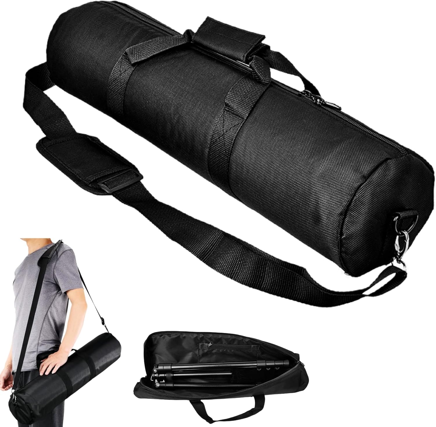 BLIRITEL 31.5 inch Tripod Carrying Case, Heavy Duty Padded Tripod Bag with Shoulder Strap for Light Stand,Monopods,Umbrellas,Softbox,Boom Stands and Photography Accessories (31.5 x 5.12 Inch)