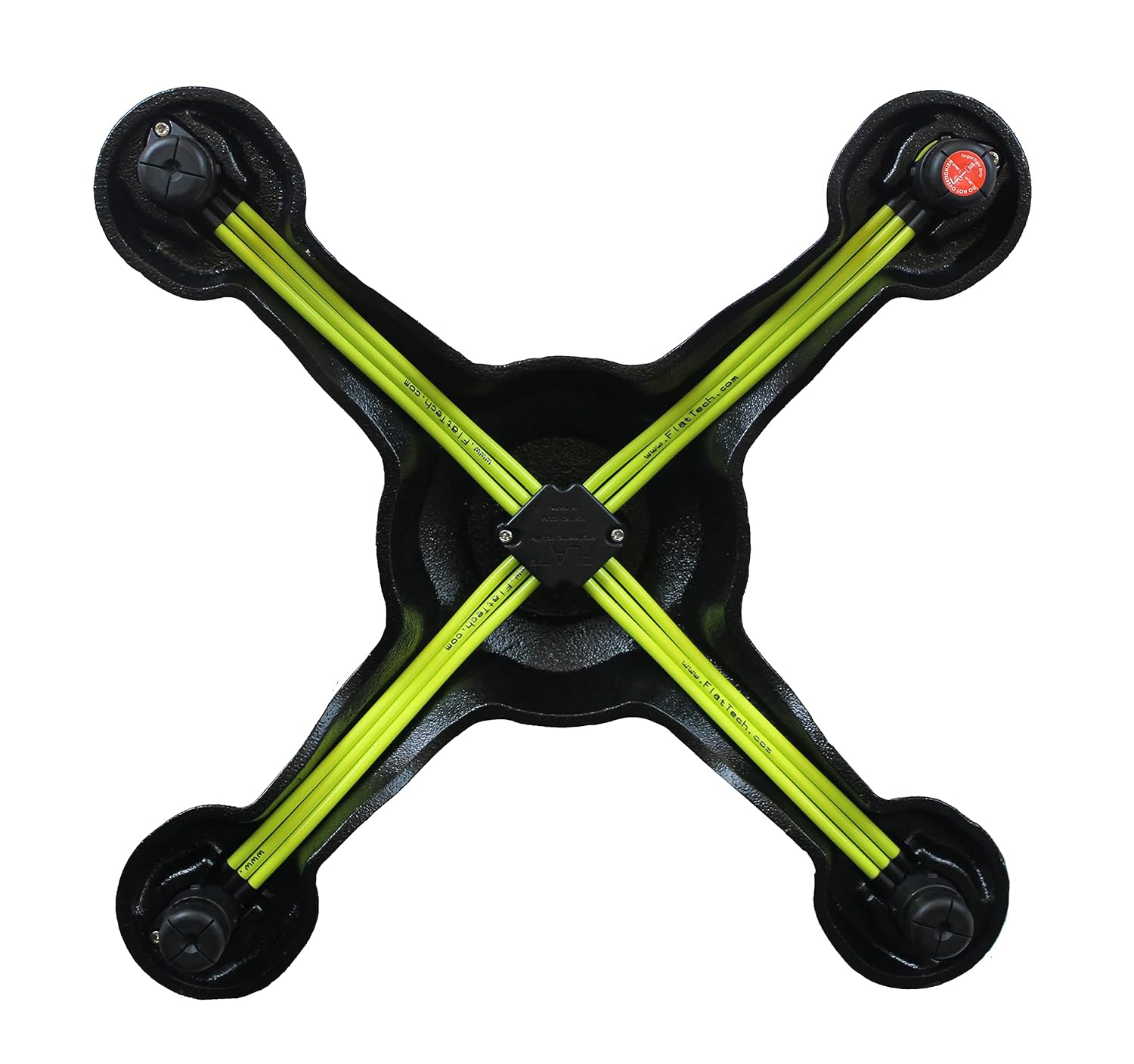 FLAT AUTO-Adjust PX23 Self-Stabilizing Parisian Cast Iron Table Base | X-Shaped | Dining Height | Accommodates Square Table Tops Up to 30', Round Table Tops Up to 32'