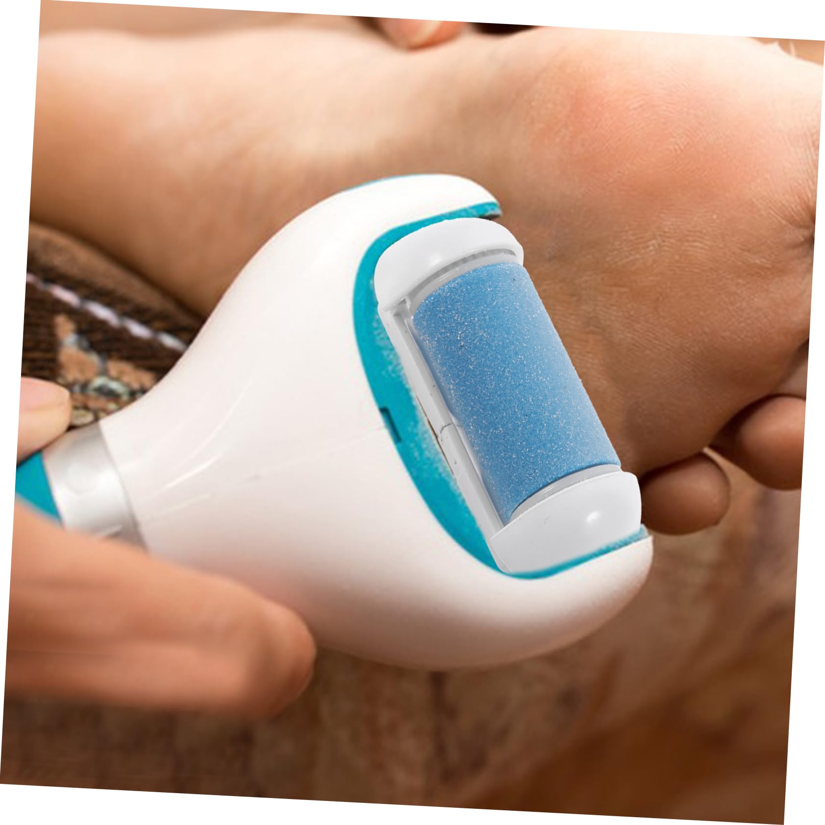 Beaupretty 18piezas Rodillos De Reemplazo Para Cuidado De Pies Accesorios Exfoliadores De Muerta y Cutículas Compatible Dispositivo Eléctrico Rosa y Azul
