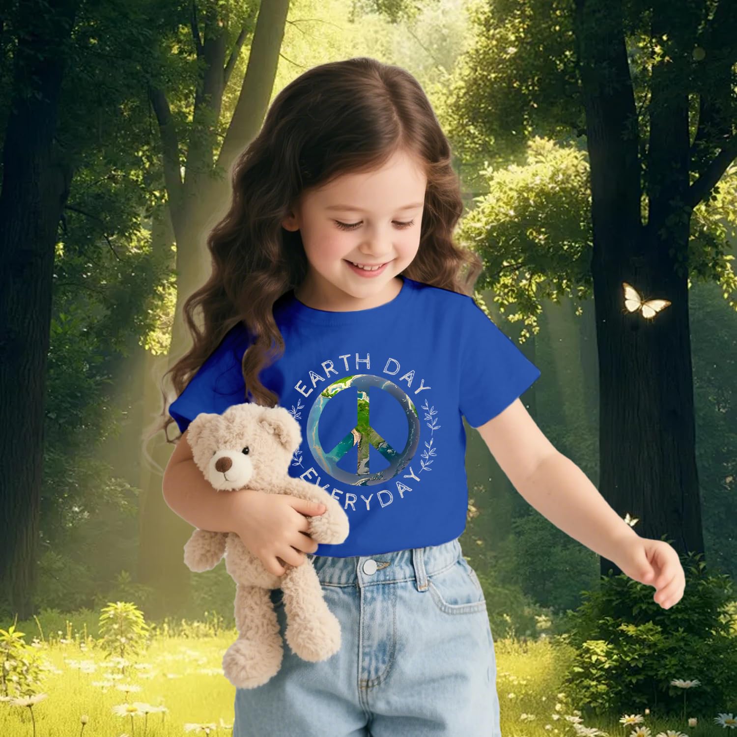 Earth Day Shirt for Kid 4-8 Years Boys Girls Every Day Save Planet T-Shirt Protect Environmental Nature Tee Tops - 4