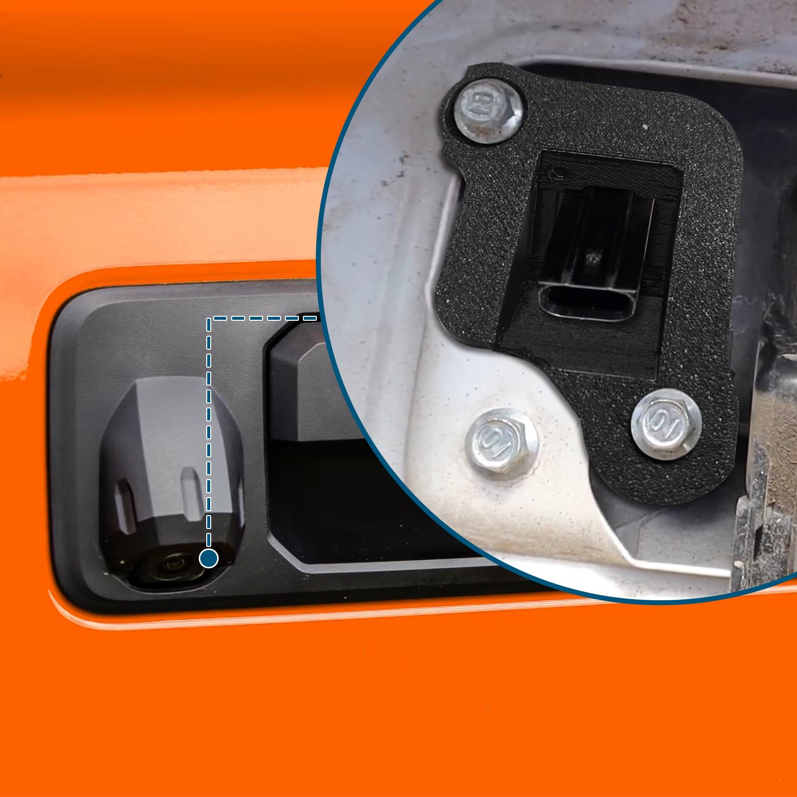 Snapklik.com : Rear View Backup Camera Mount Bracket 3D Printed For ...
