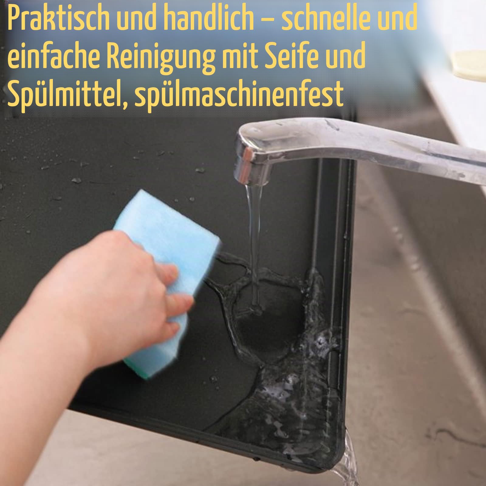 ASelected Backblech Baking Tray Ofenblech 43 x 29 x 1,8 cm Premium-Qualität Antihaftbeschichtet Teflon-Beschichtung Leicht zu Reinigen Geeignet für Kekse Kuchen usw