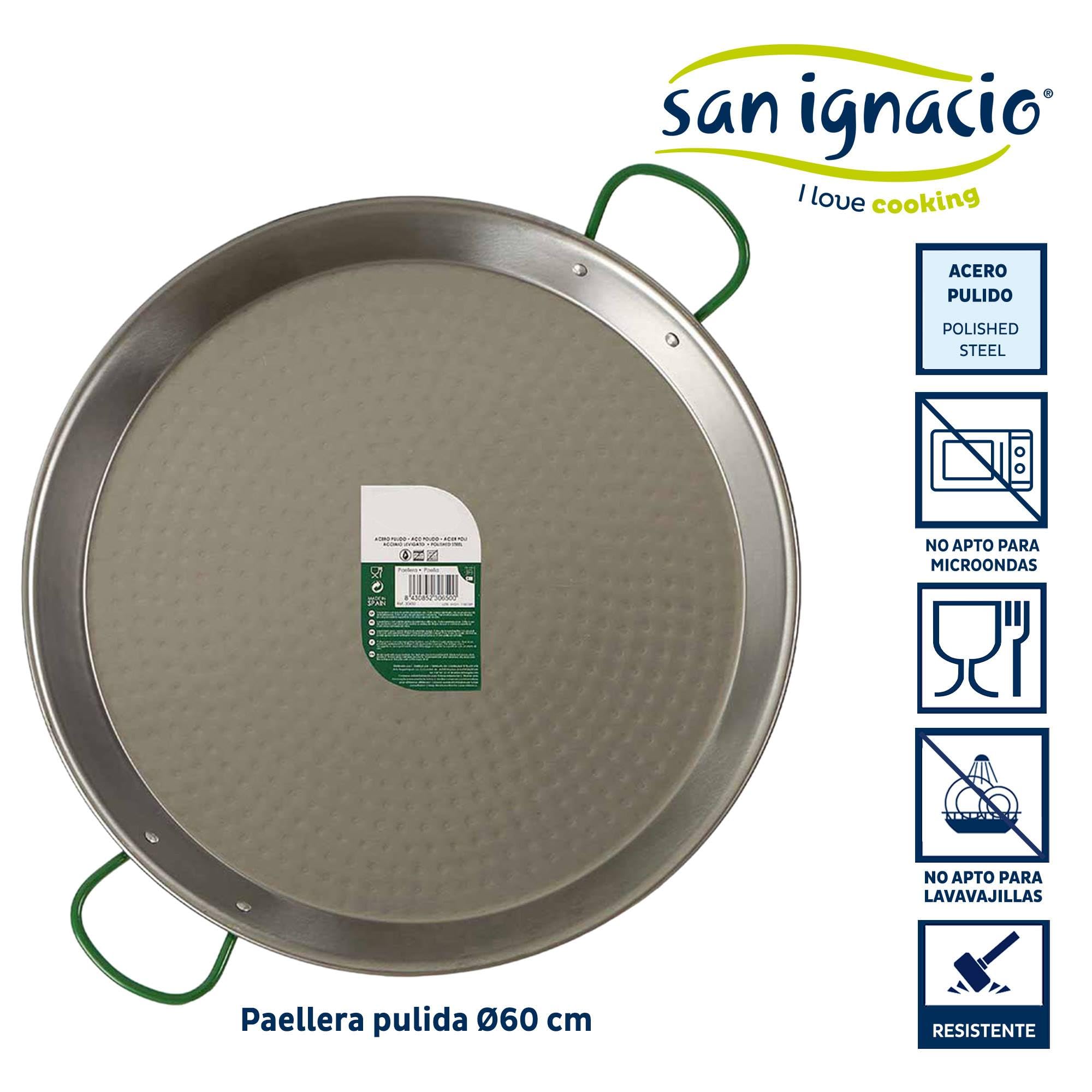 Image secondaire de Poêle à Paella San Ignacio 60 cm - 20 Portions en Acier Poli