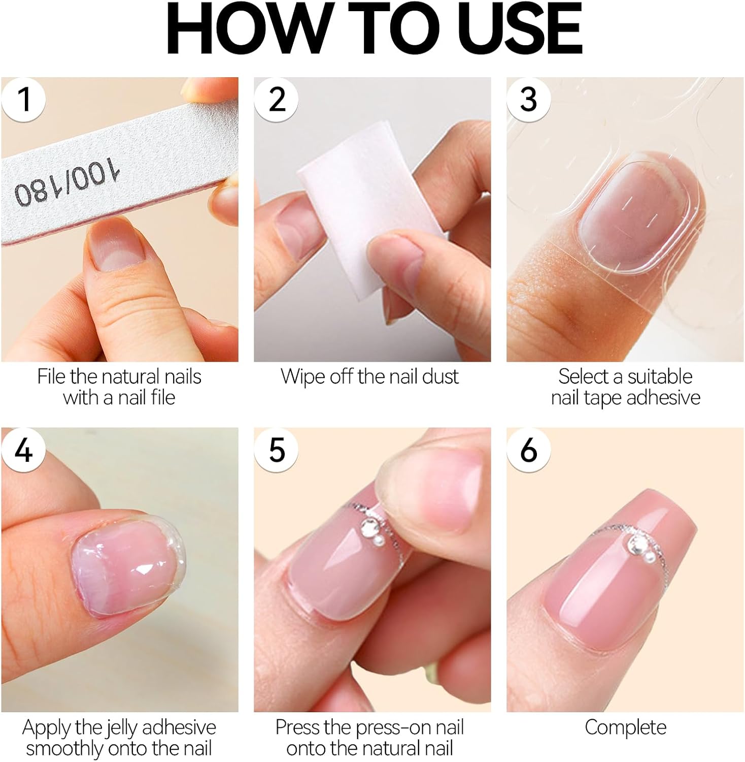Nail Stand with 480 Pcs Nails Sticky Tabs for Press On Display Practice Magnetic Fake Nail Holder for Painting,20 Sheets Nail AdhesiveTabs,Double-Sided Tape,Press On Nail kit Salon Home