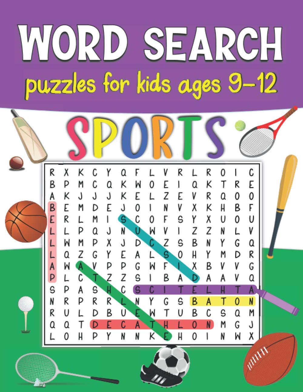 Buy Word Search Puzzles for Kids Ages 9-12: Sports Word Search Puzzles For  Kids Easy to Hard with Solutions - Practice Spelling, Improve Vocabulary  and Have Fun Book Online at Low Prices