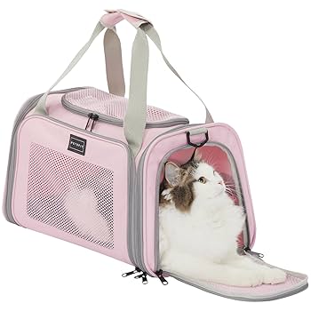 Amazon.co.jp: PETSFIT 猫 キャリー バッグ ペットキャリー