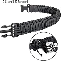 Vista 4 de 550 Paracord Eslinga de Rifle de 2 Puntos con Almohadilla para el Hombro, Correa de Arma Ajustable de Dos Puntos