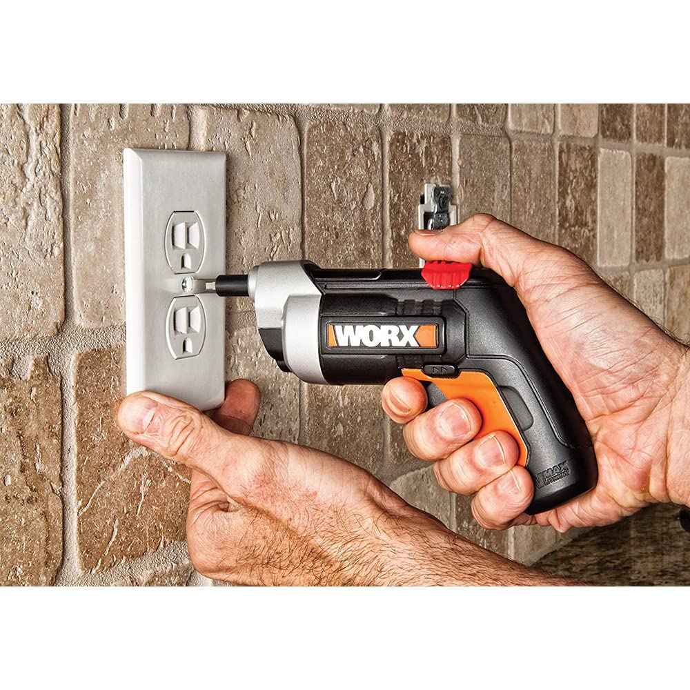 WORX WX252 Avvitatore Maneggevole a Batteria, 4 V, Nero