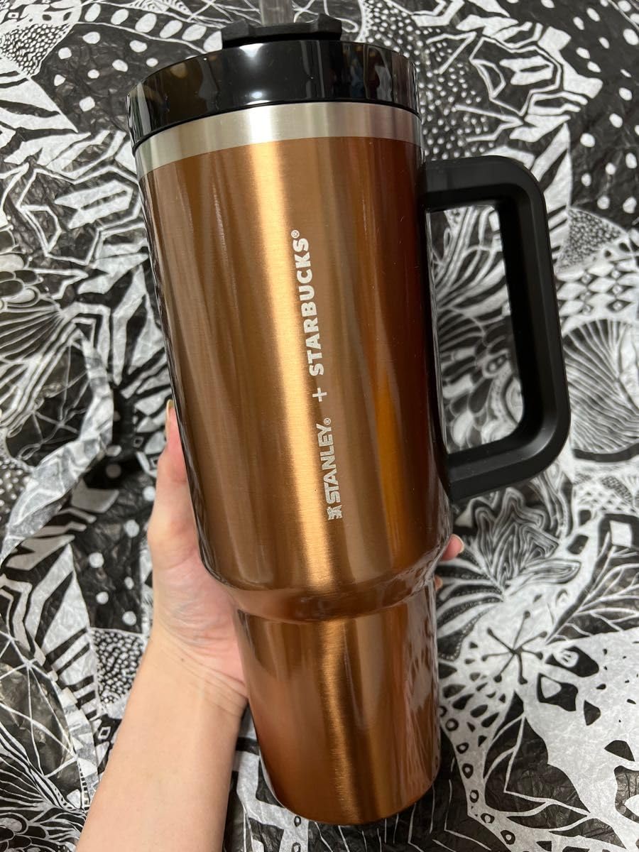 Amazon.co.jp: Overseas Starbucks Thai Copper Stanley 40 oz Tumbler 
