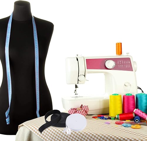 Miniatura 9 de HANFINEE Banda elástica tejida de 2 pulgadas de ancho con gran elasticidad para manualidades de costura, cintura, colcha, puños (blanco, 10 yardas)