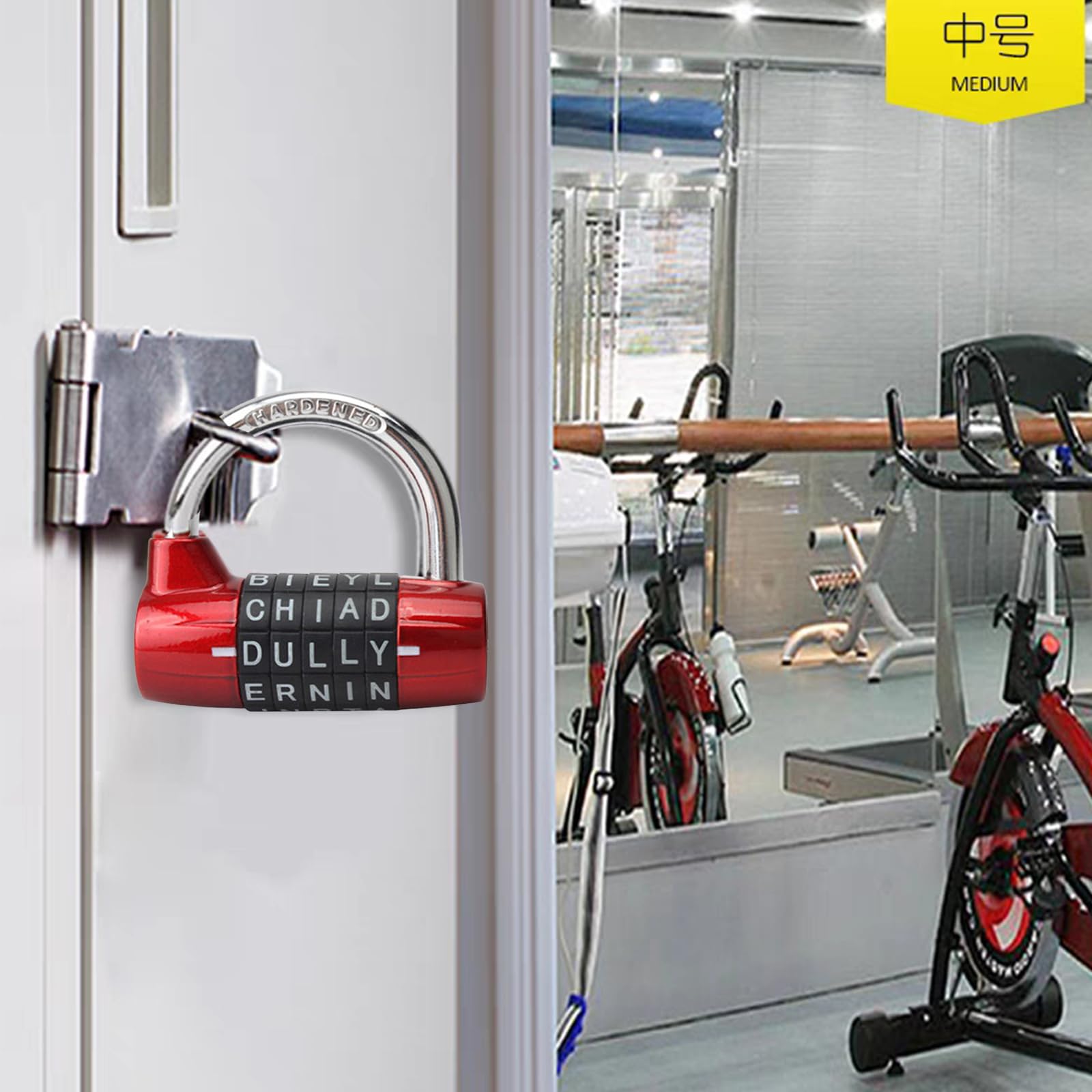 5-Digit Combination Padlock, Security Lock for Gym Cabinet, Locker (1 Pack) - Image 2