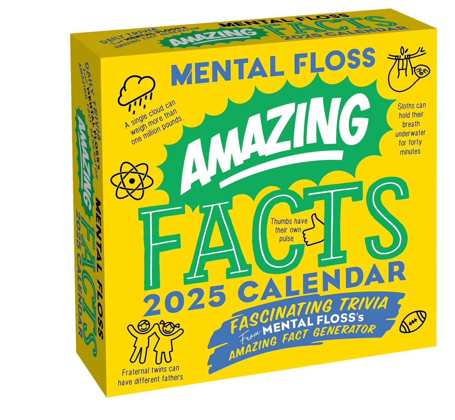 Amazing Facts from Mental Floss 2025 Day-to-Day Calendar Calendar – Day to Day Calendar, 13 September 2024