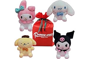 Hello Kitty Friends Character Plush Bag Clip Keychain Backpack Hanger