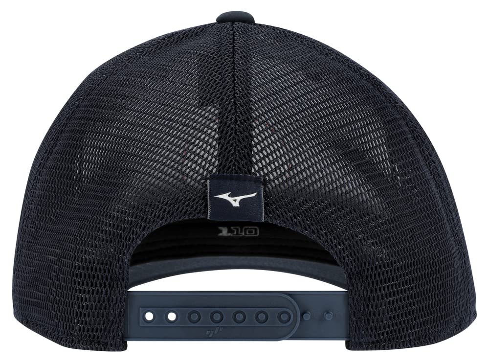 Mizuno Golfmütze mit gekreuztem Netzrücken, Unisex