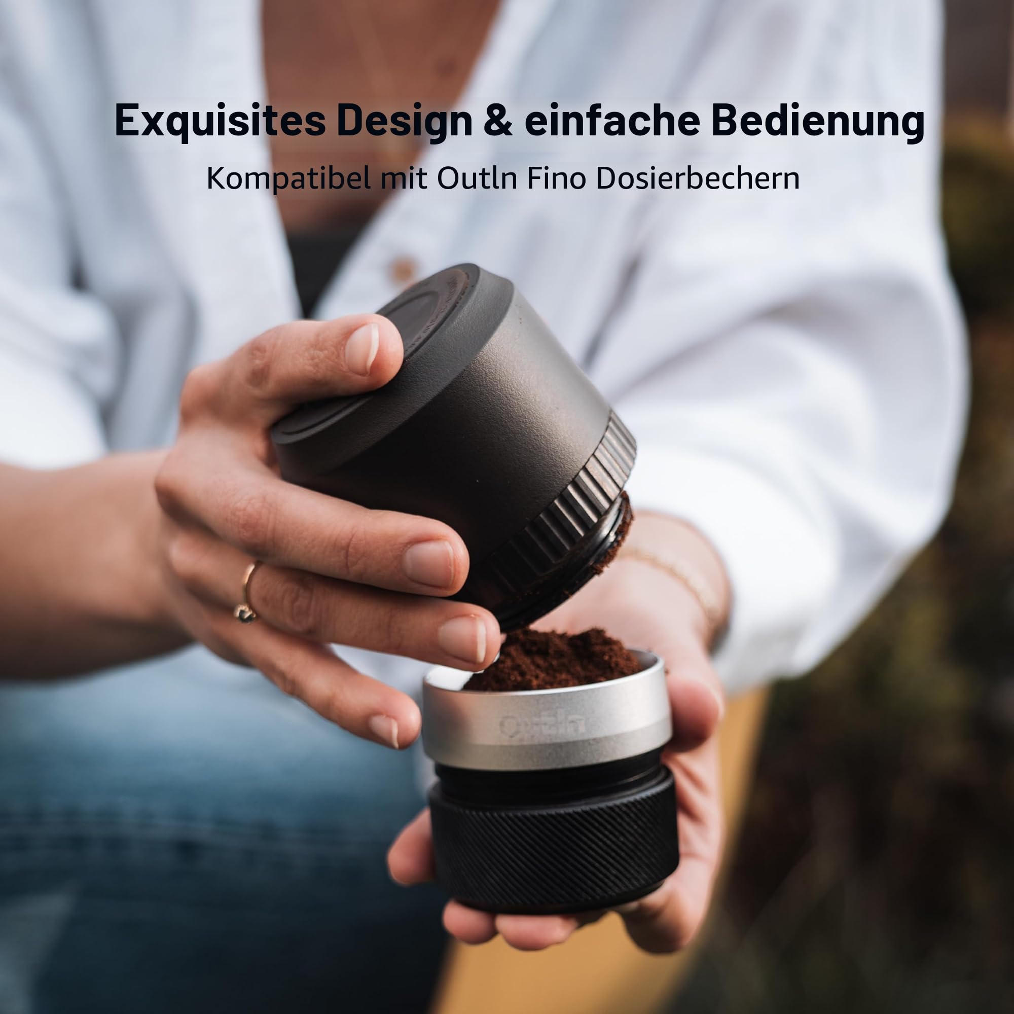OutIn Nano Basket Plus Tragbare Espressomaschine Zubehör Kit für Double Shot Camping