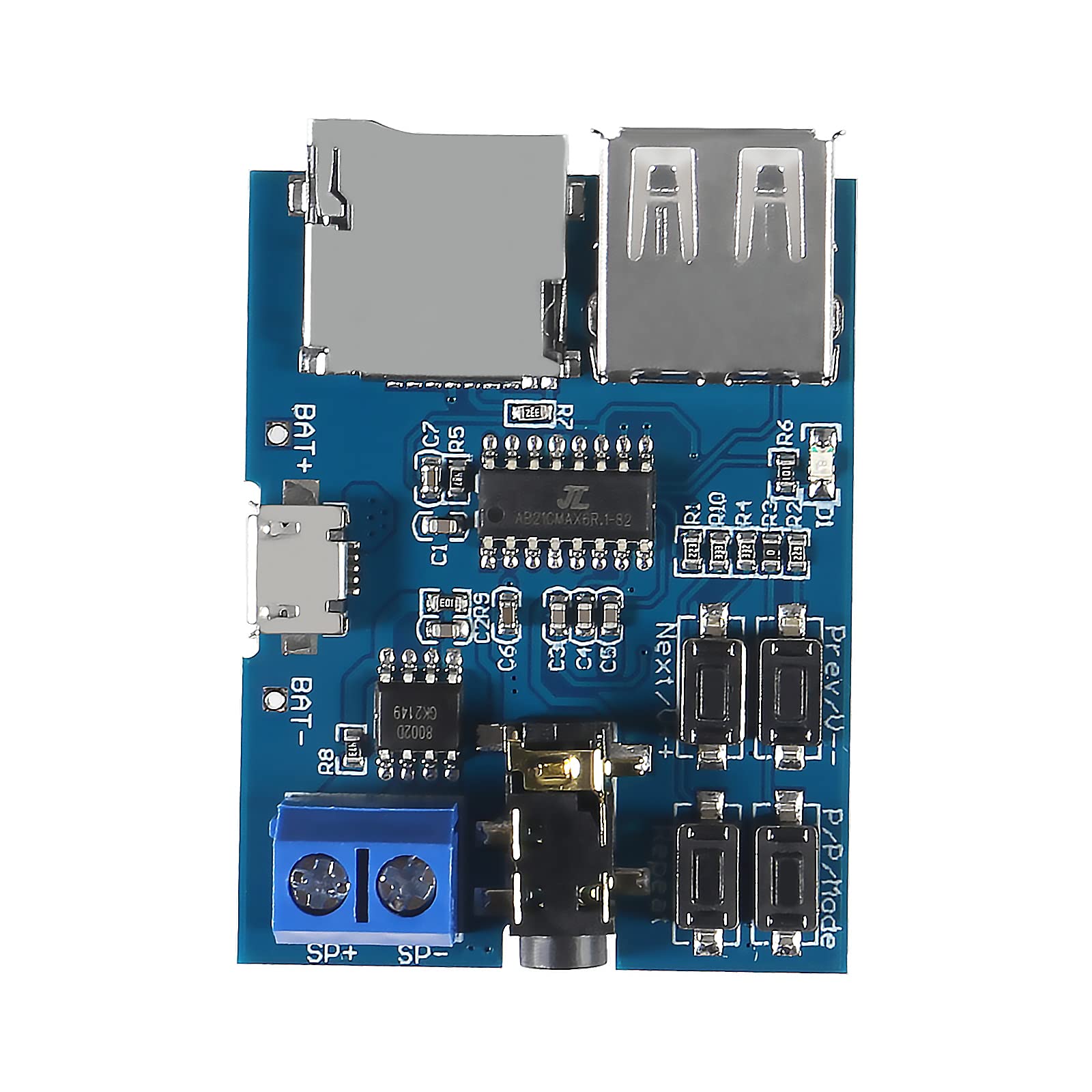 Snapklik.com : ALMOCN 6pcs TF Card U Disk Play MP3 Decoder Player Module