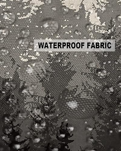 Miniatura 5 de Juego de 2 fundas de almohada impermeables para sofá, diseño de bosque brumoso, otoño, pino, montaña, fundas de cojín decorativas de 18 x 18